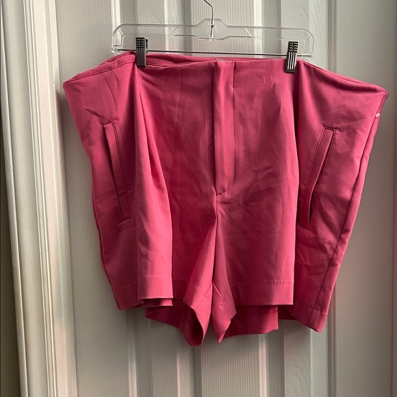 a new day Pants - A New Day size 22 Women's High-Rise Pink Tailored Shorts